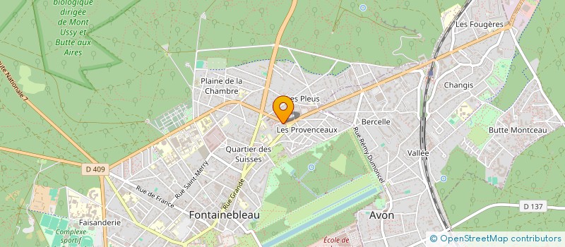 localisation de l'entreprise SCI MAPA à FONTAINEBLEAU