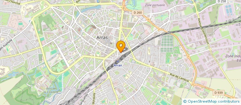 localisation de l'entreprise SCI MAPA à ARRAS