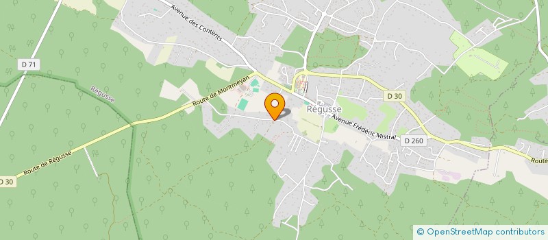 localisation de l'entreprise SCI MAPA à REGUSSE