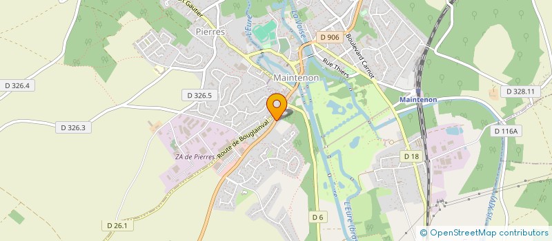 localisation de l'entreprise SCI MAPA à PIERRES