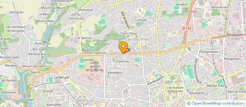 localisation de l'entreprise SCI MAPA  BREST