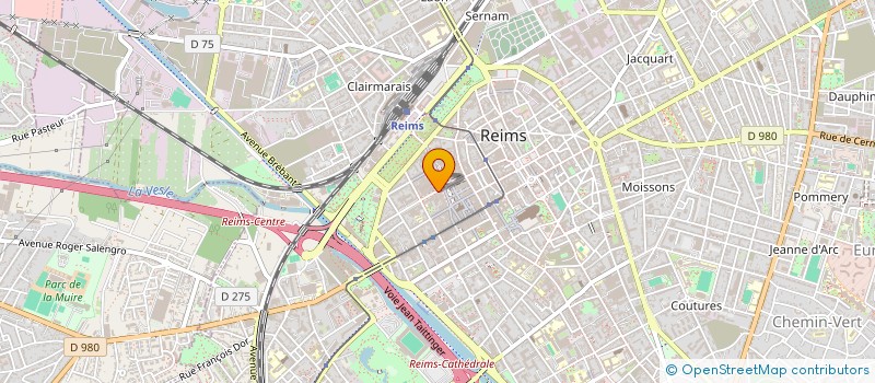 localisation de l'entreprise SCI MAPA  REIMS