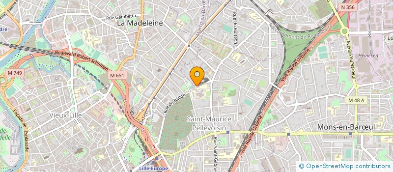localisation de l'entreprise SCI MAPA FOURRIER à LILLE
