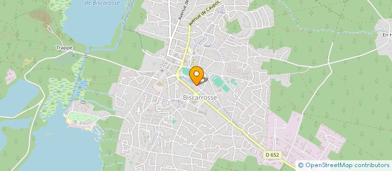 localisation de l'entreprise SCI MAPA MONTBRON  BISCARROSSE