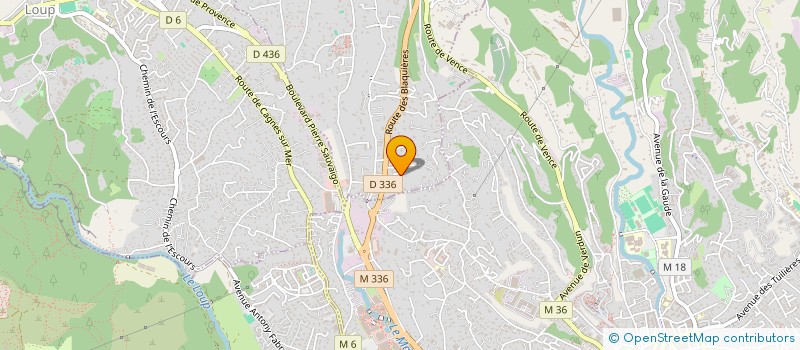 localisation de l'entreprise SCI MAPAAUMA à SAINT-PAUL-DE-VENCE