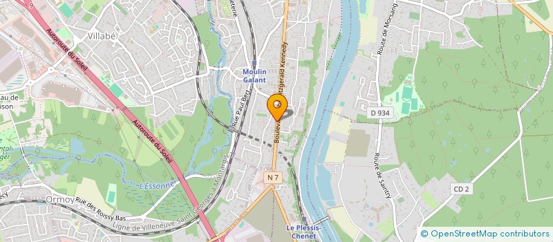 localisation de l'entreprise SCI MAPACHA à CORBEIL-ESSONNES