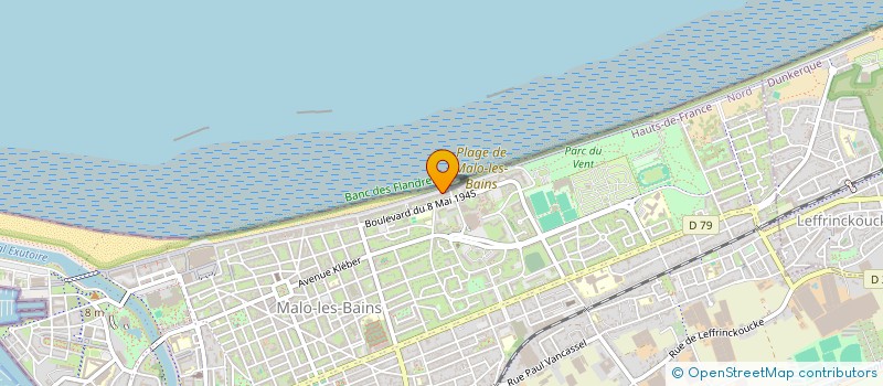 localisation de l'entreprise SCI MAPAFA à DUNKERQUE