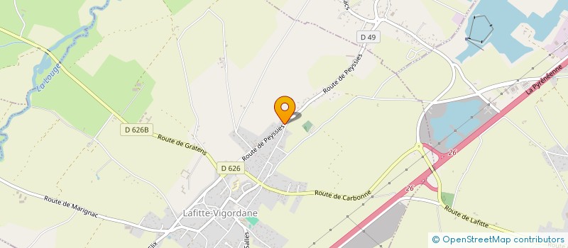 localisation de l'entreprise SCI MAPAGA  LAFITTE-VIGORDANE