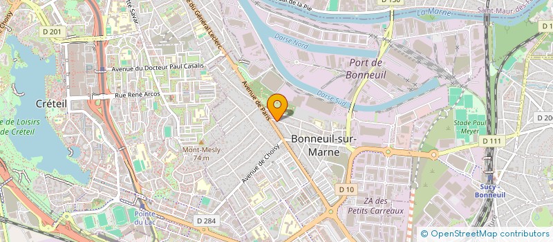 localisation de l'entreprise SCI MAPAHO à BONNEUIL-SUR-MARNE
