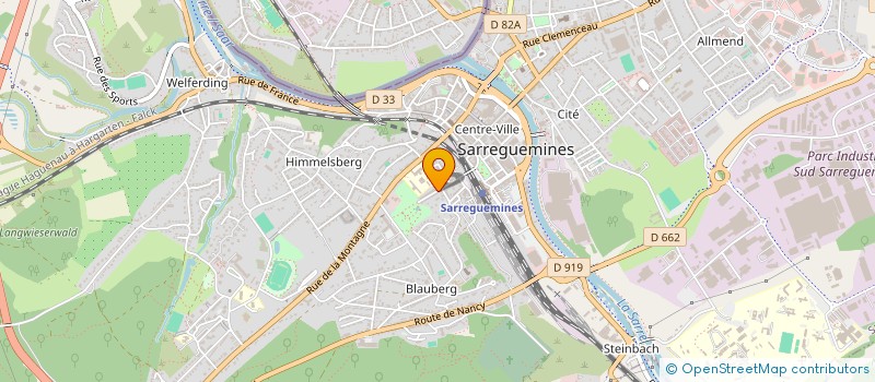 localisation de l'entreprise SCI MAPAJU à SARREGUEMINES