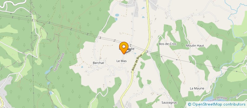 localisation de l'entreprise SCI MAPALE II  SAINTE-FEREOLE