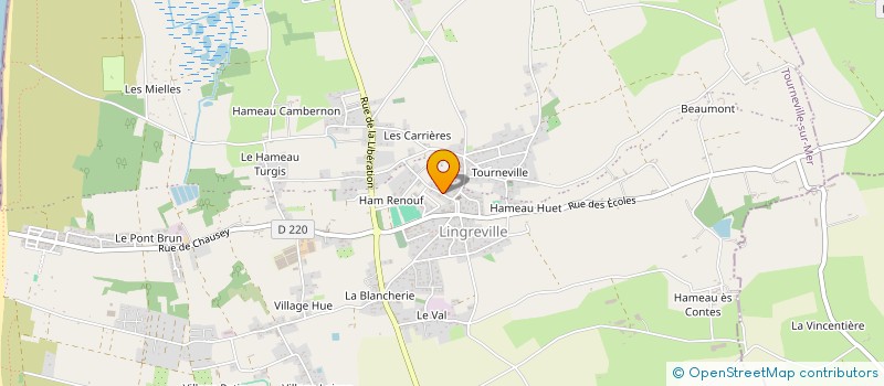 localisation de l'entreprise SCI MAPAMAVISA  TOURNEVILLE-SUR-MER