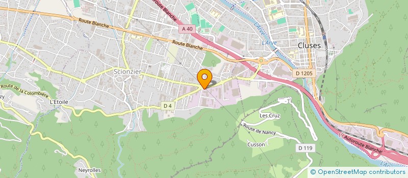 localisation de l'entreprise SCI MAPANAMA à SCIONZIER