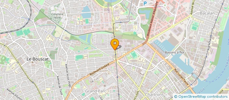 localisation de l'entreprise SCI MAPAS  LE BOUSCAT