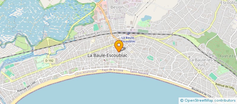 localisation de l'entreprise SCI MAPATDEUX  LA BAULE-ESCOUBLAC