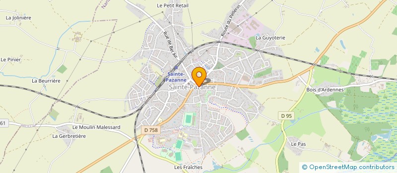 localisation de l'entreprise SCI MAPAU  SAINTE-PAZANNE