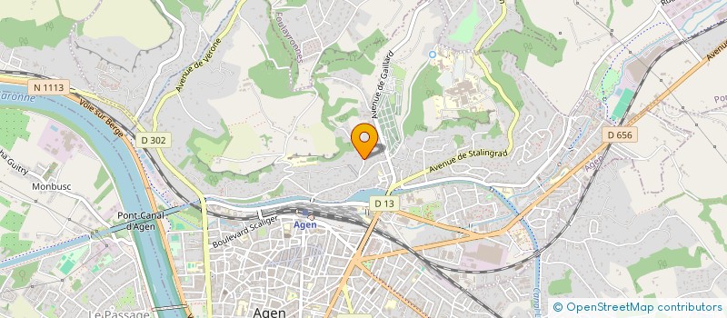 localisation de l'entreprise SCI MAPAVI 2  AGEN