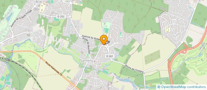 localisation de l'entreprise SCI MAPE  SANTENY