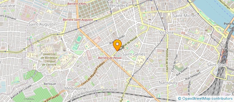 localisation de l'entreprise SCI MAPEC  BORDEAUX