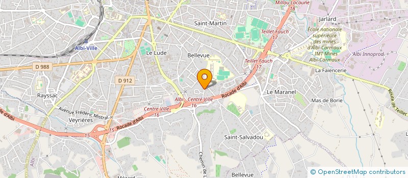 localisation de l'entreprise SCI MAPEE à ALBI