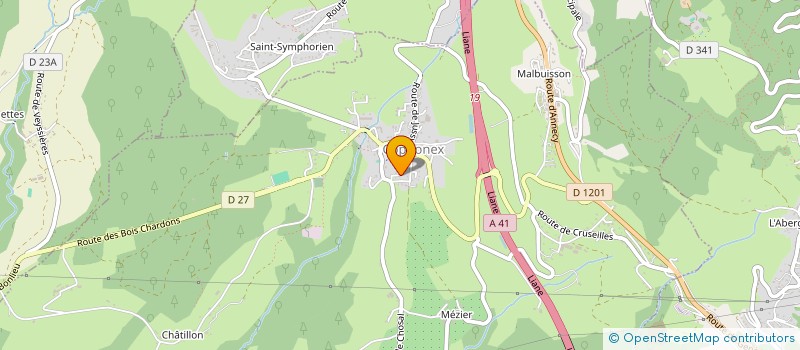 localisation de l'entreprise SCI MAPEJO  COPPONEX