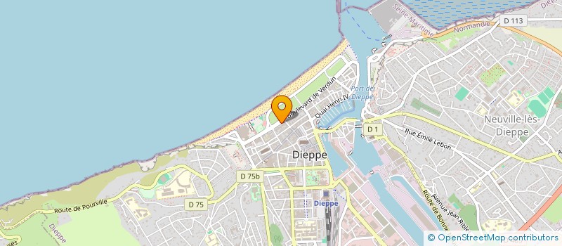 localisation de l'entreprise SCI MAPER  DIEPPE