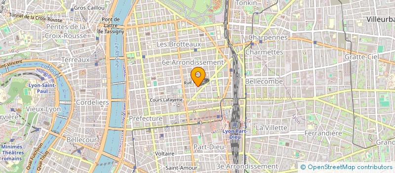 localisation de l'entreprise SCI MAPHI  LYON