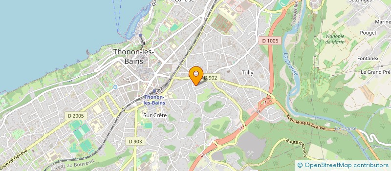 localisation de l'entreprise SCI MAPHI à THONON-LES-BAINS