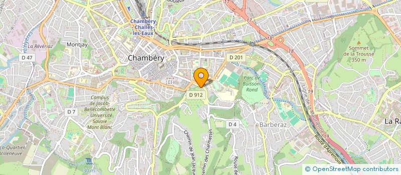 localisation de l'entreprise SCI MAPHIJO  CHAMBERY