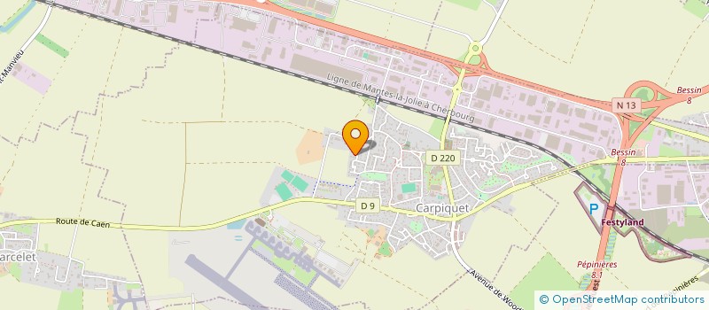 localisation de l'entreprise SCI MAPHIVAEL  CARPIQUET