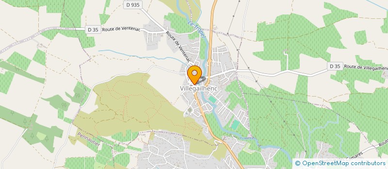 localisation de l'entreprise SCI MAPI  VILLEGAILHENC