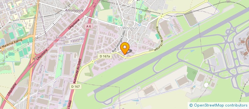 localisation de l'entreprise SCI MAPI à WISSOUS