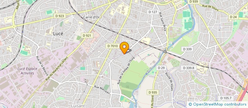 localisation de l'entreprise SCI MAPI à LUISANT