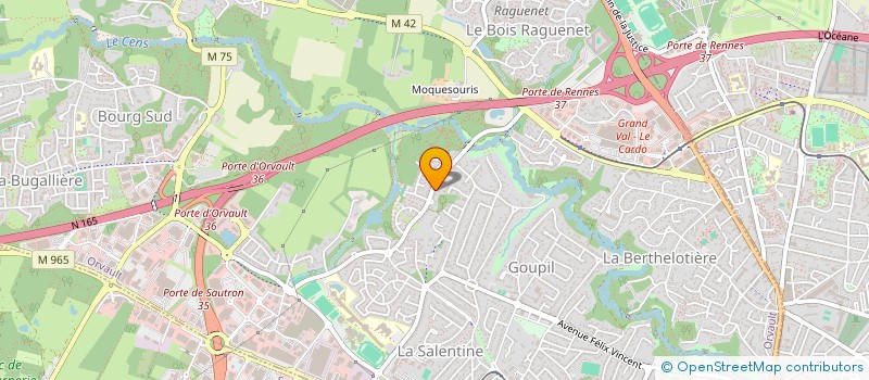 localisation de l'entreprise SCI MAPI IMMO à ORVAULT