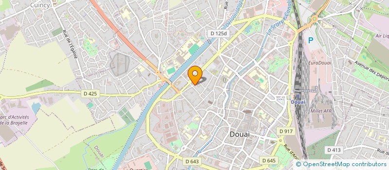 localisation de l'entreprise SCI MAPIDOCS à DOUAI