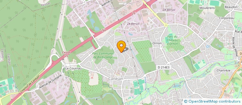 localisation de l'entreprise SCI MAPIEM  CANEJAN