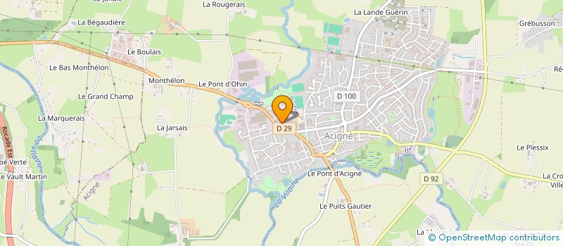 localisation de l'entreprise SCI MAPIERRE  ACIGNE