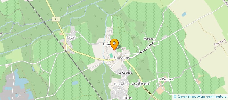 localisation de l'entreprise SCI MAPIMA  SOUSSANS