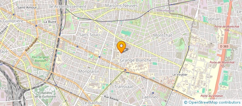 localisation de l'entreprise SCI MAPIMAT  LYON