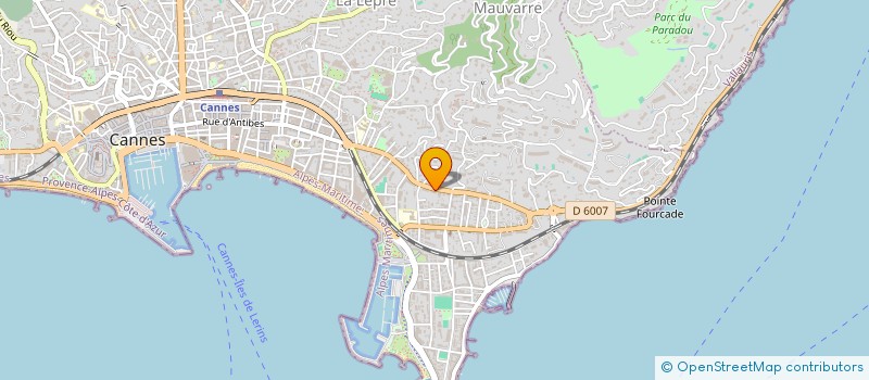 localisation de l'entreprise SCI MAPIMAX à CANNES