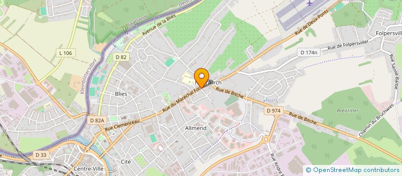 localisation de l'entreprise SCI MAPIRA à SARREGUEMINES