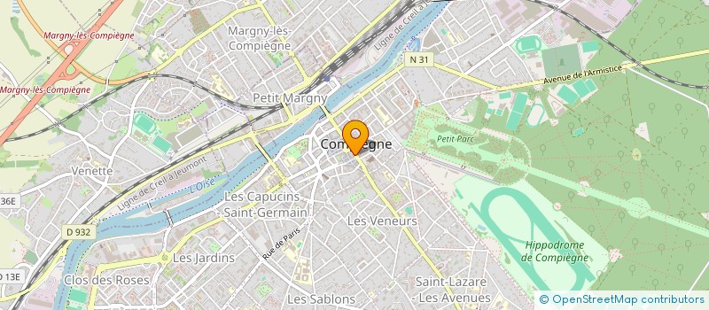 localisation de l'entreprise SCI MAPIS  COMPIEGNE