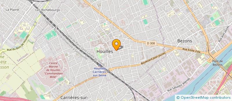 localisation de l'entreprise SCI MAPLE  HOUILLES