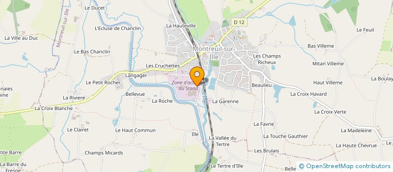 localisation de l'entreprise SCI MAPO  MONTREUIL-SUR-ILLE