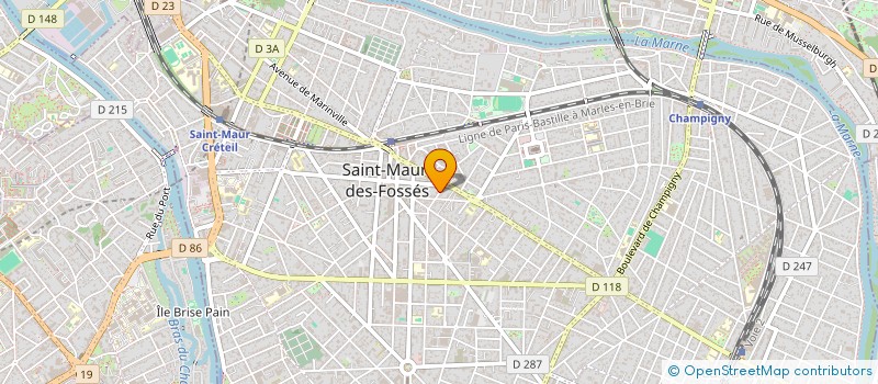 localisation de l'entreprise SCI MAPOME à SAINT-MAUR-DES-FOSSES