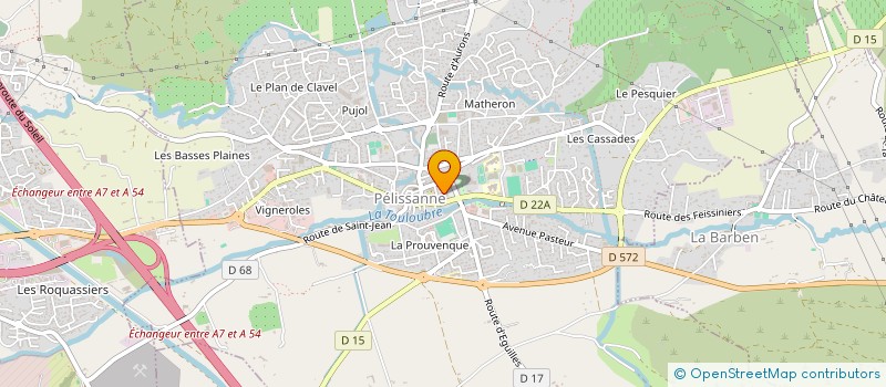 localisation de l'entreprise SCI MAPOPHI  PELISSANNE