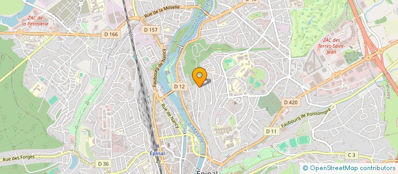 localisation de l'entreprise SCI MAPOT à EPINAL