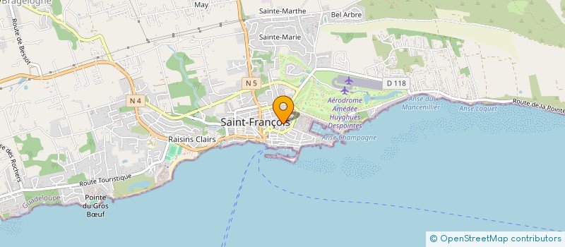 localisation de l'entreprise SCI MAPP à SAINT-FRANCOIS