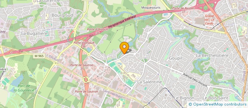 localisation de l'entreprise SCI MAPRA à ORVAULT