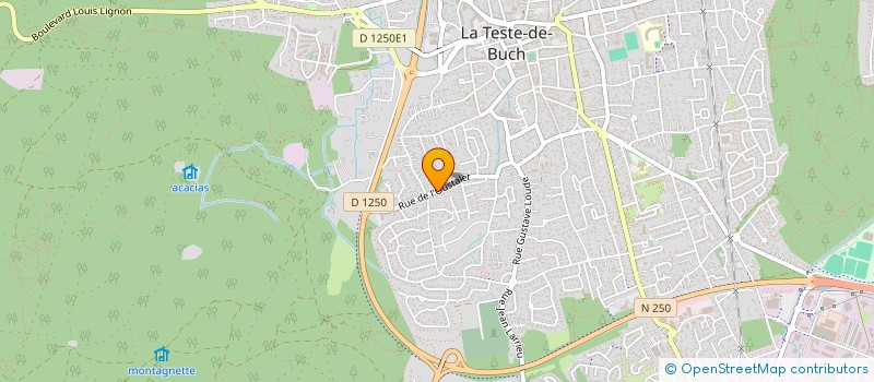 localisation de l'entreprise SCI MAPV à LA TESTE-DE-BUCH